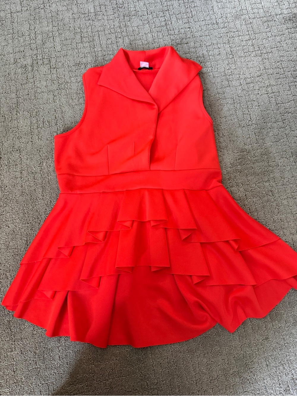VENUS Bright Red Sleeveless Dress